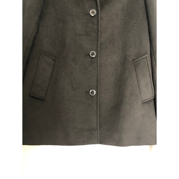 Lauren Ralph Lauren Hooded Coat Women's Size 2 A-line Black NEW - Picture 3 of 10